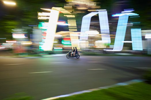 Vespa night food tour — Ho Chi Minh City