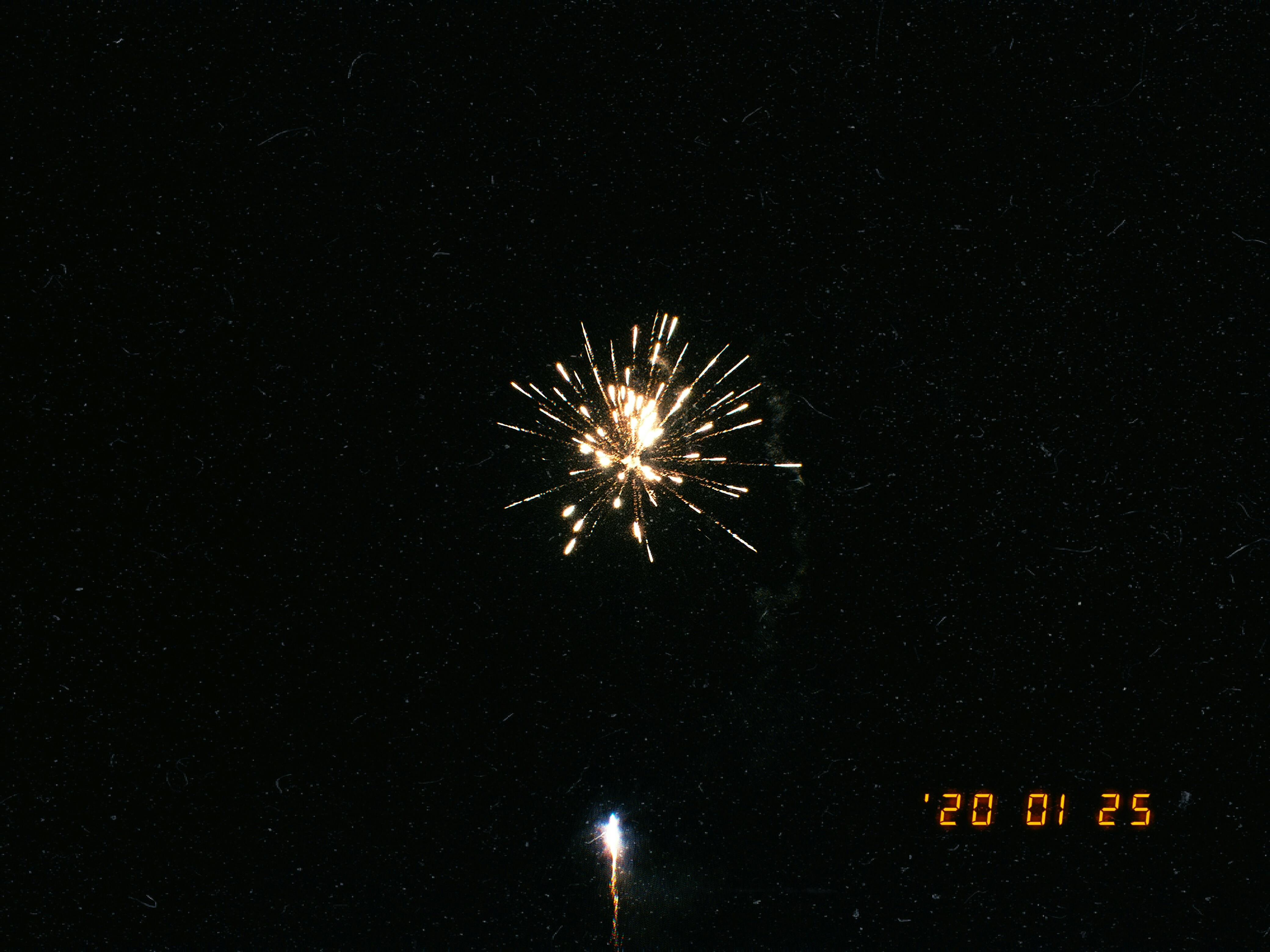 Fireworks Display during Night Time
