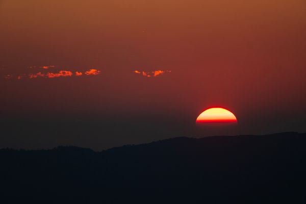 Sunset over Landscape · Free Stock Photo