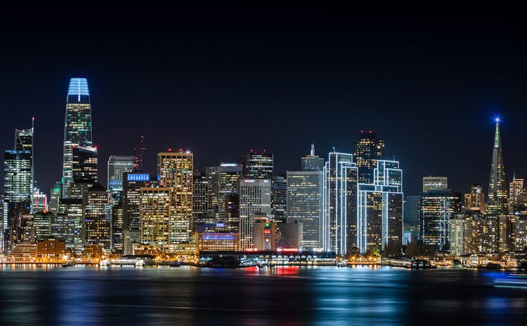 Time Lapse Photo Of City During Night