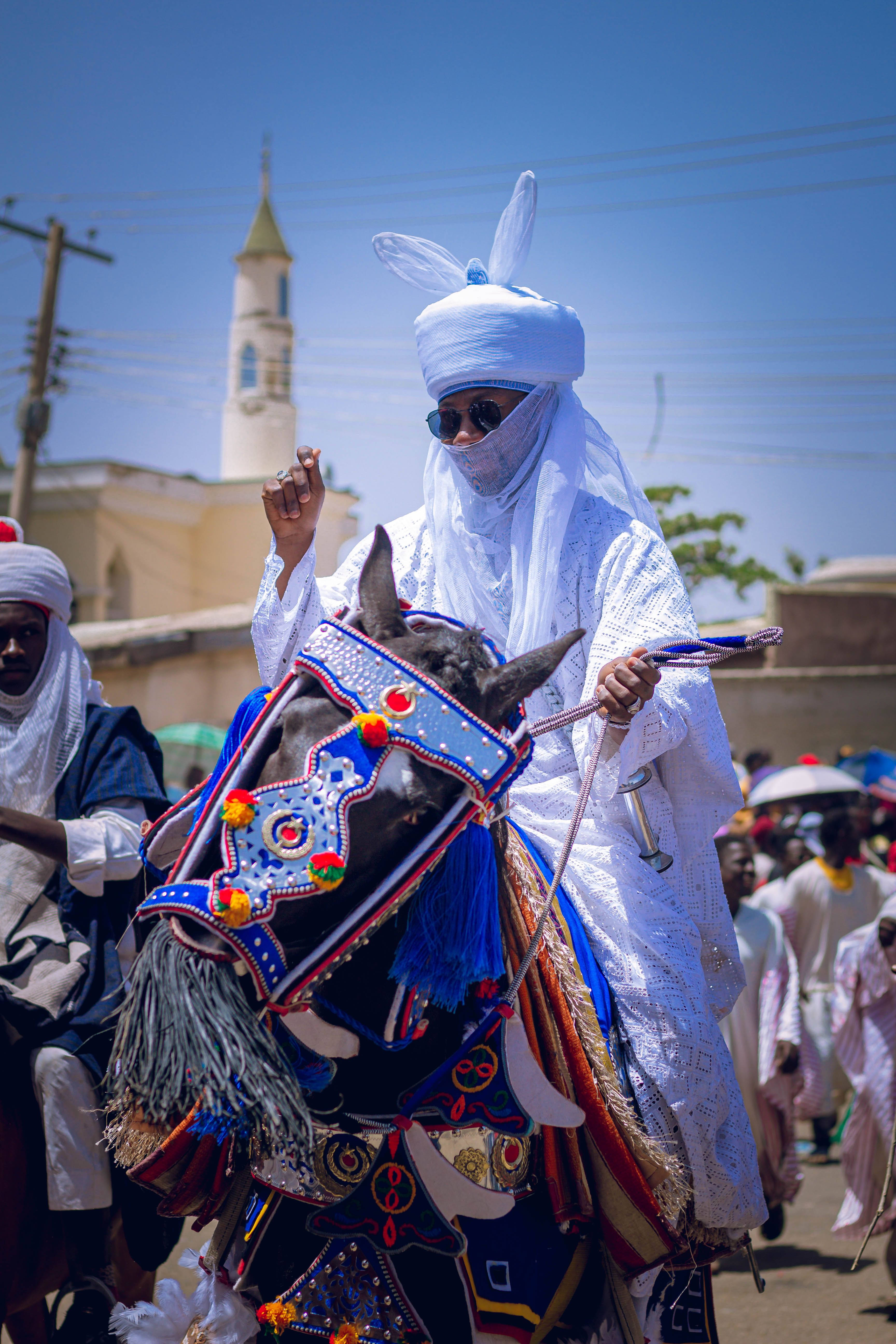 Traditional Horseback Rider in Cultural Parade · Free Stock Photo