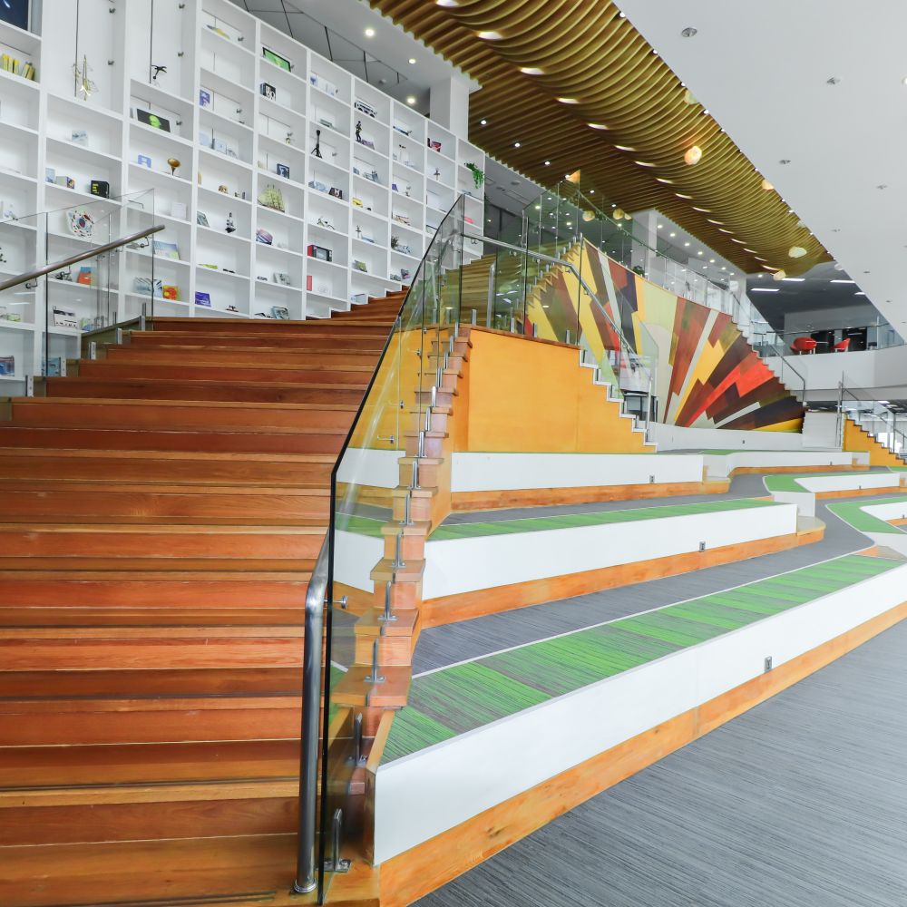 Commercial Decorating in Notting Hill — woodwork brushed to a crisp, smooth line
