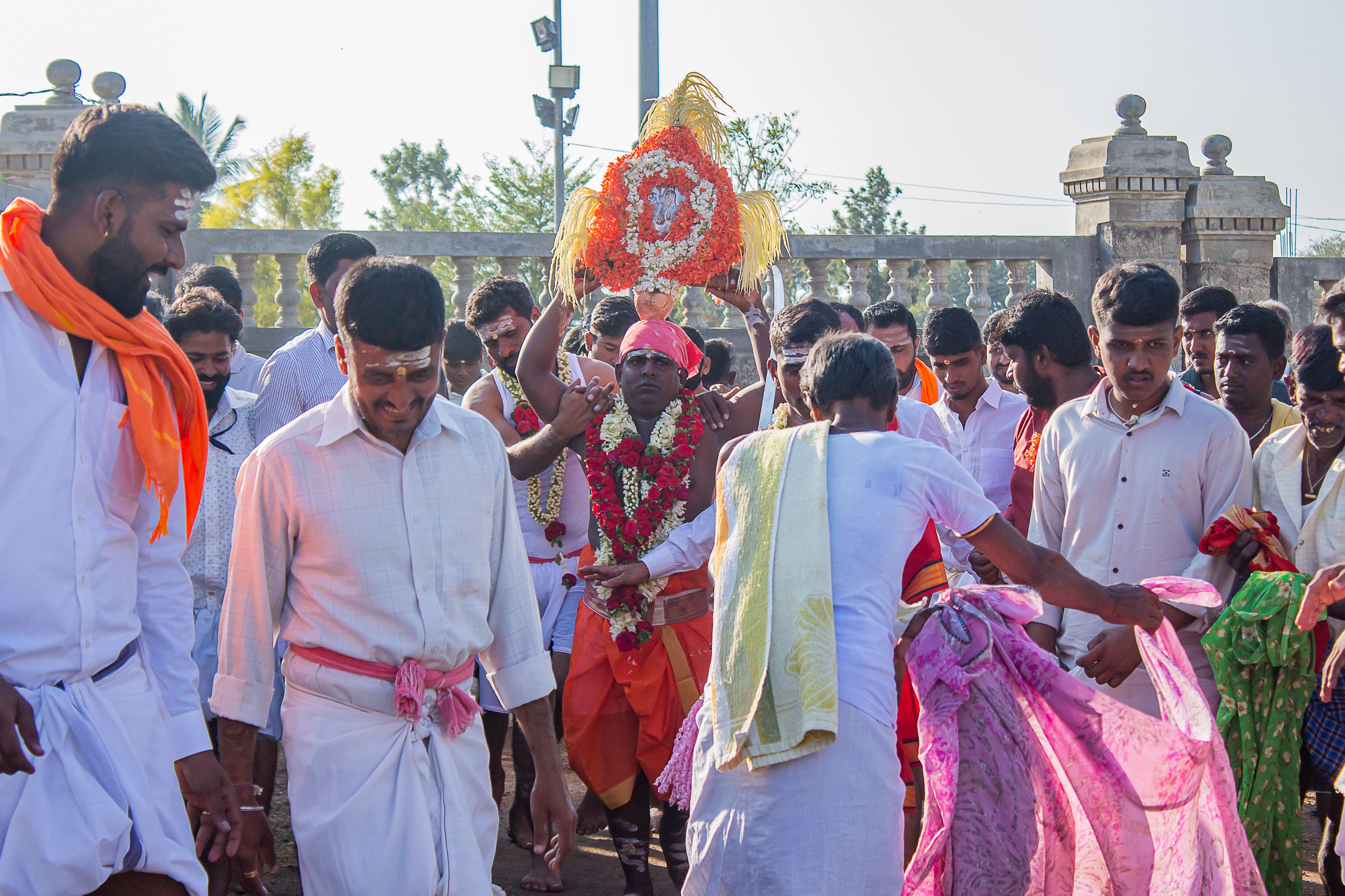 Traditional Indian Ritual Ceremony Outdoors · Free Stock Photo