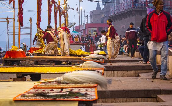 Silk weaving workshop — Varanasi