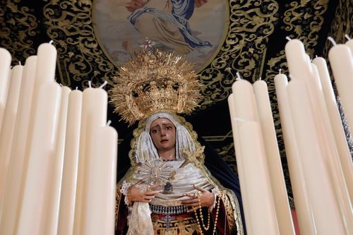 Free Captivating image of a religious statue with ornate details during Semana Santa in San Fernando. Stock Photo