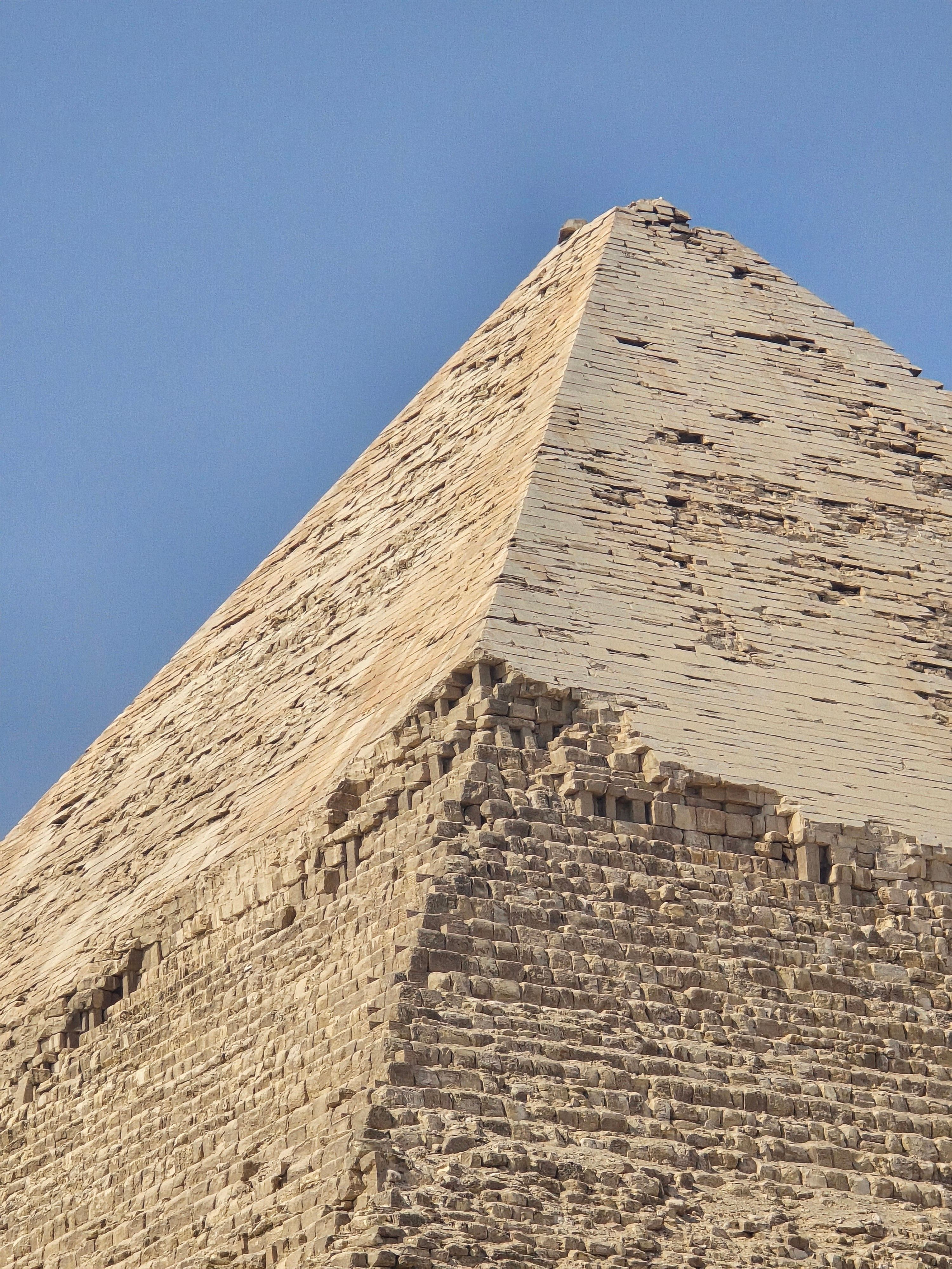 The Great Pyramid of Giza Against Clear Blue Sky · Free Stock Photo