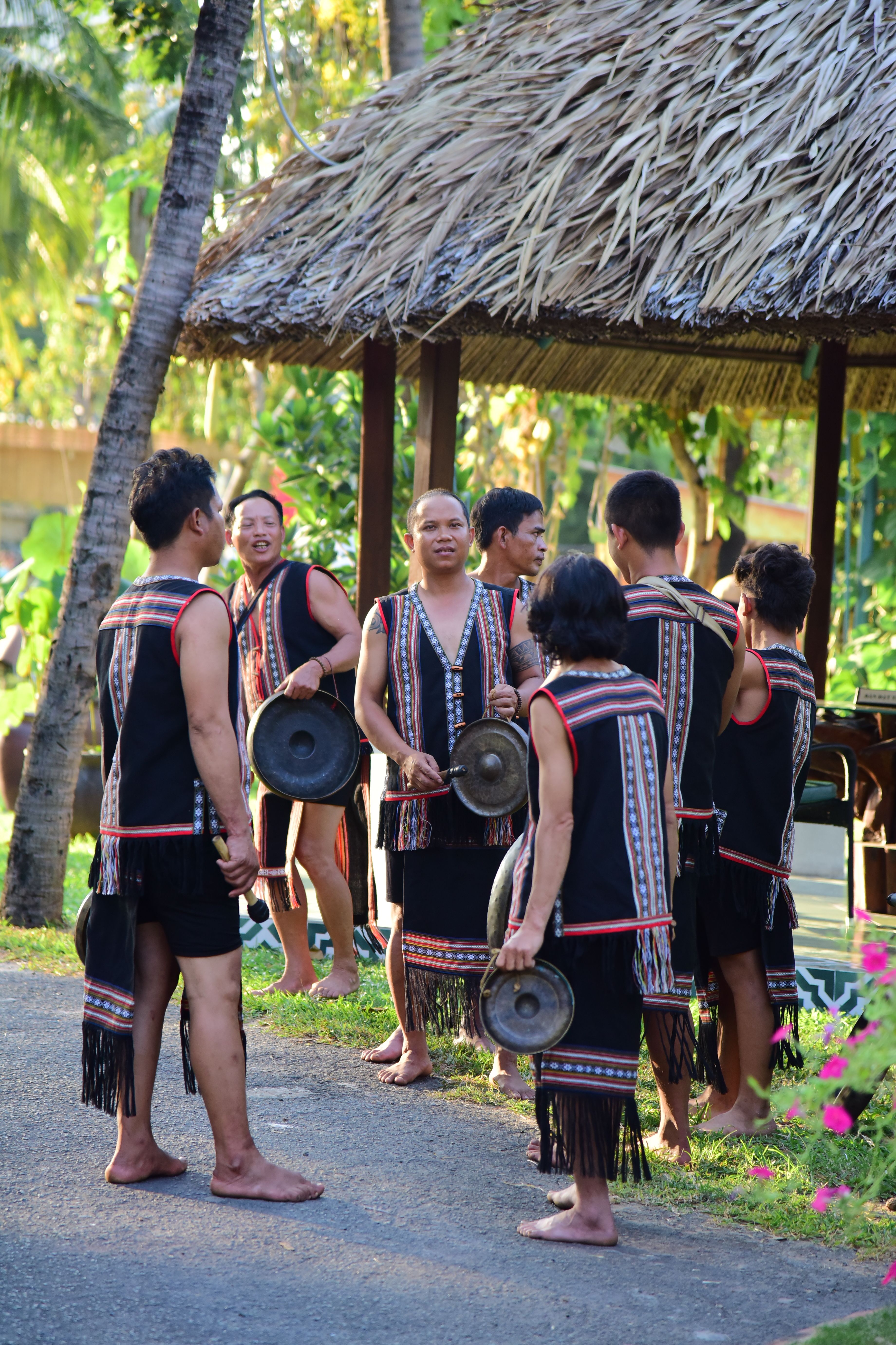 Traditional Cultural Gathering with Ethnic Attire