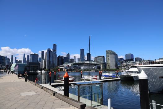 Explore Melbourne's modern skyline and scenic waterfront on a clear sunny day.