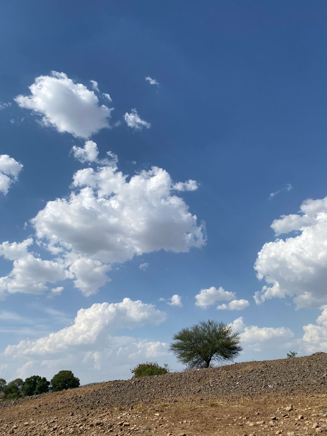 Scenic Landscape with Blue Sky and Clouds · Free Stock Photo