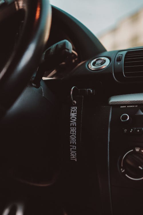 Free Close-up View Of A Car Interior Stock Photo