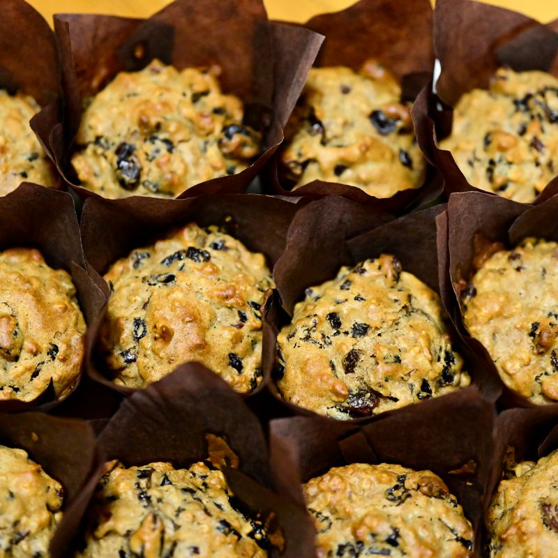 Bran Muffins with Raisins