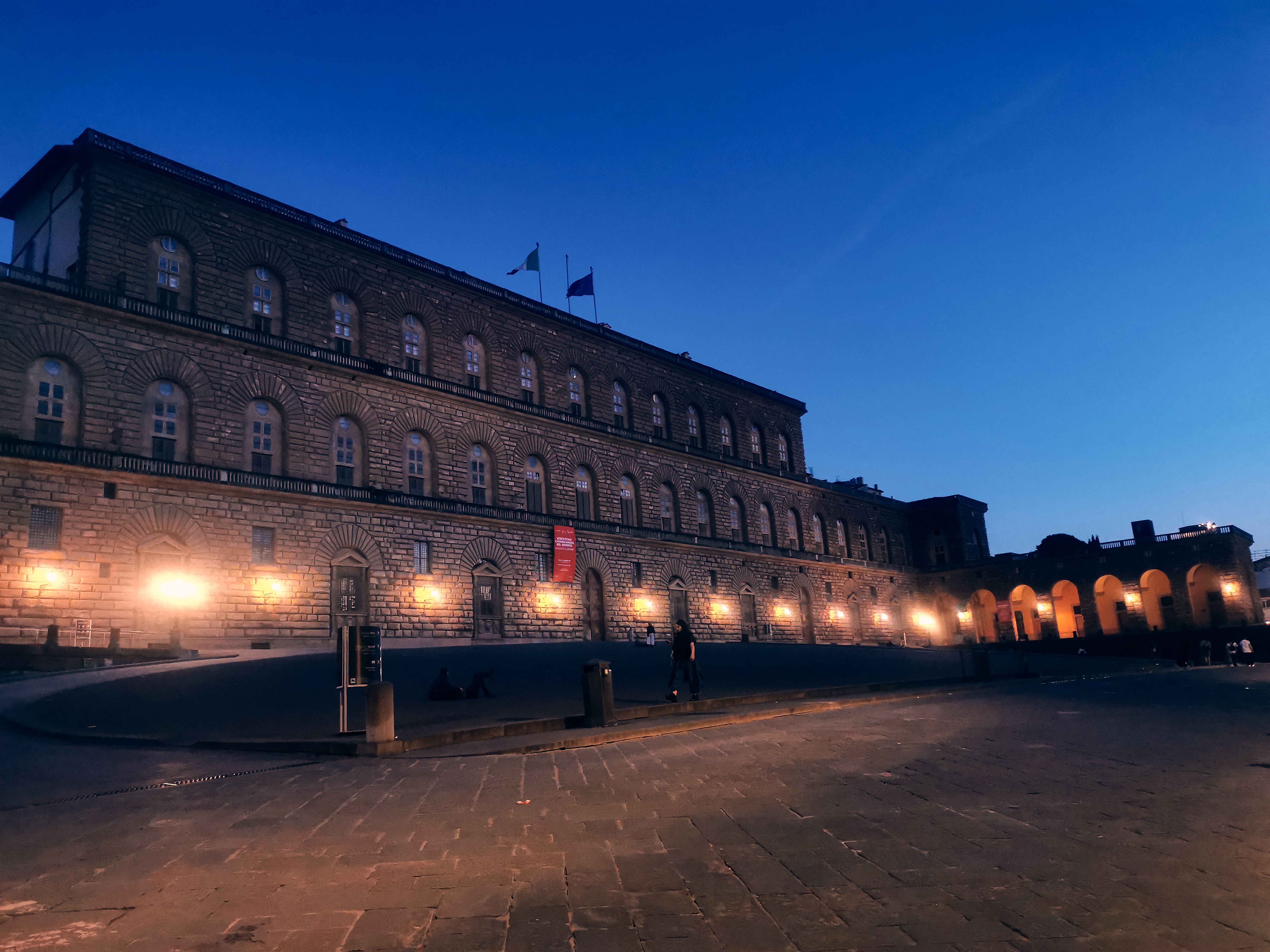 Palazzo Pitti — the Medici's 15th-century residence and one of Florence's largest museum complexes.