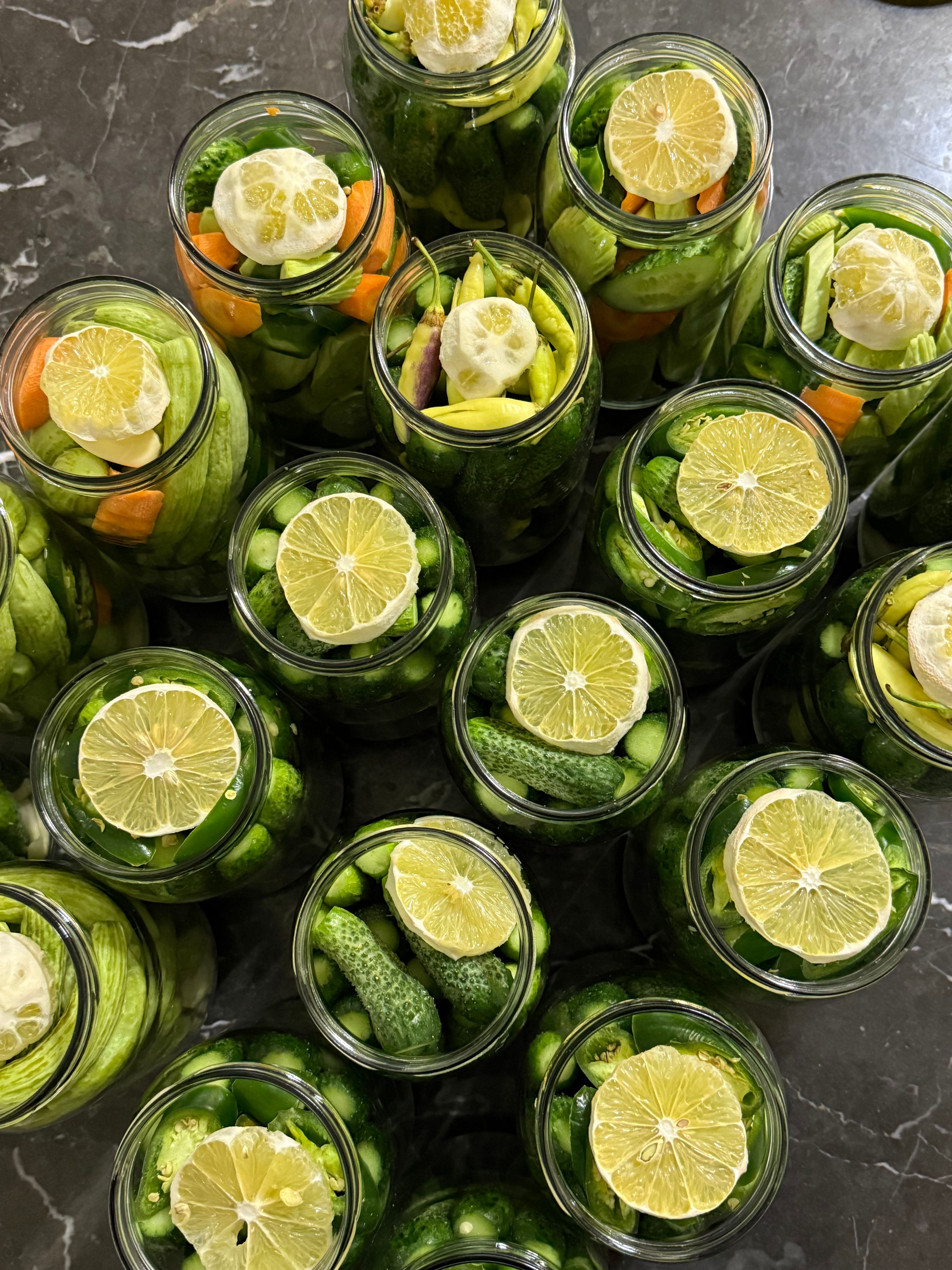 Quick Pepper Jelly sealed for Winter