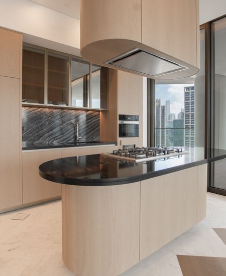 Hillside canyon home kitchen upgrade Laguna Canyon Rd