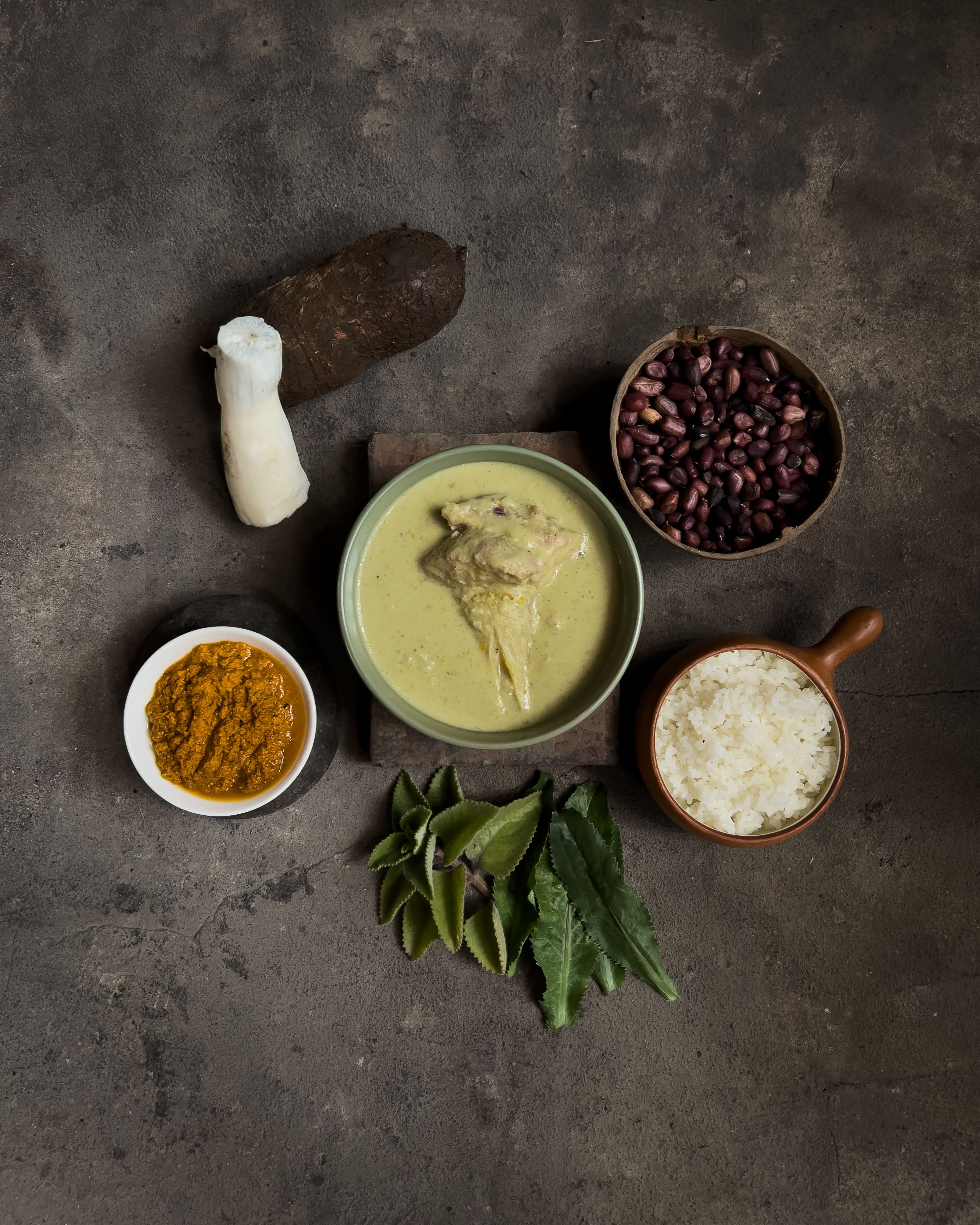 Peruvian Traditional Ingredients and Dish Display · Free Stock Photo