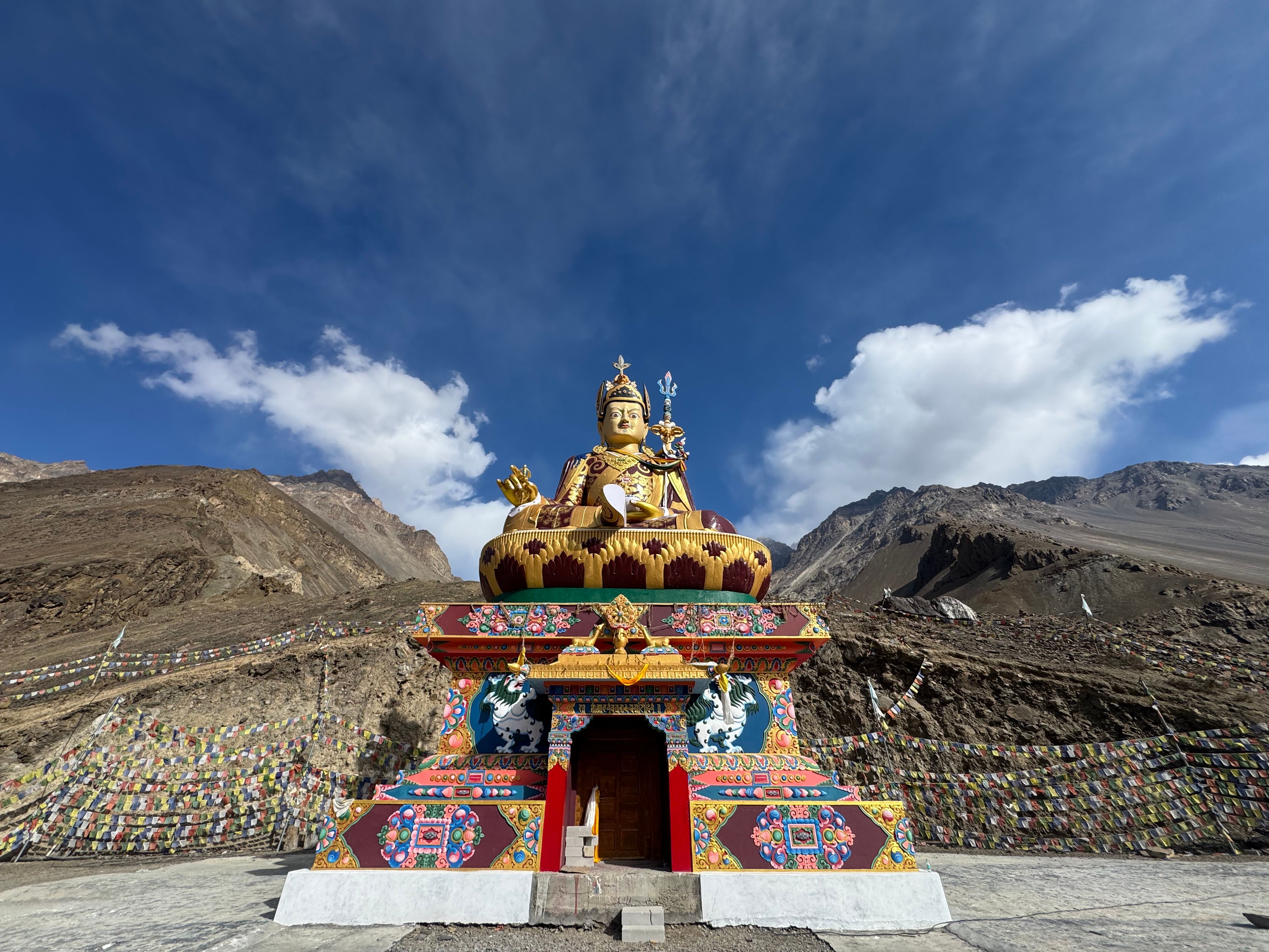 Majestic Statue at Key Monastery, Spiti Valley · Free Stock Photo