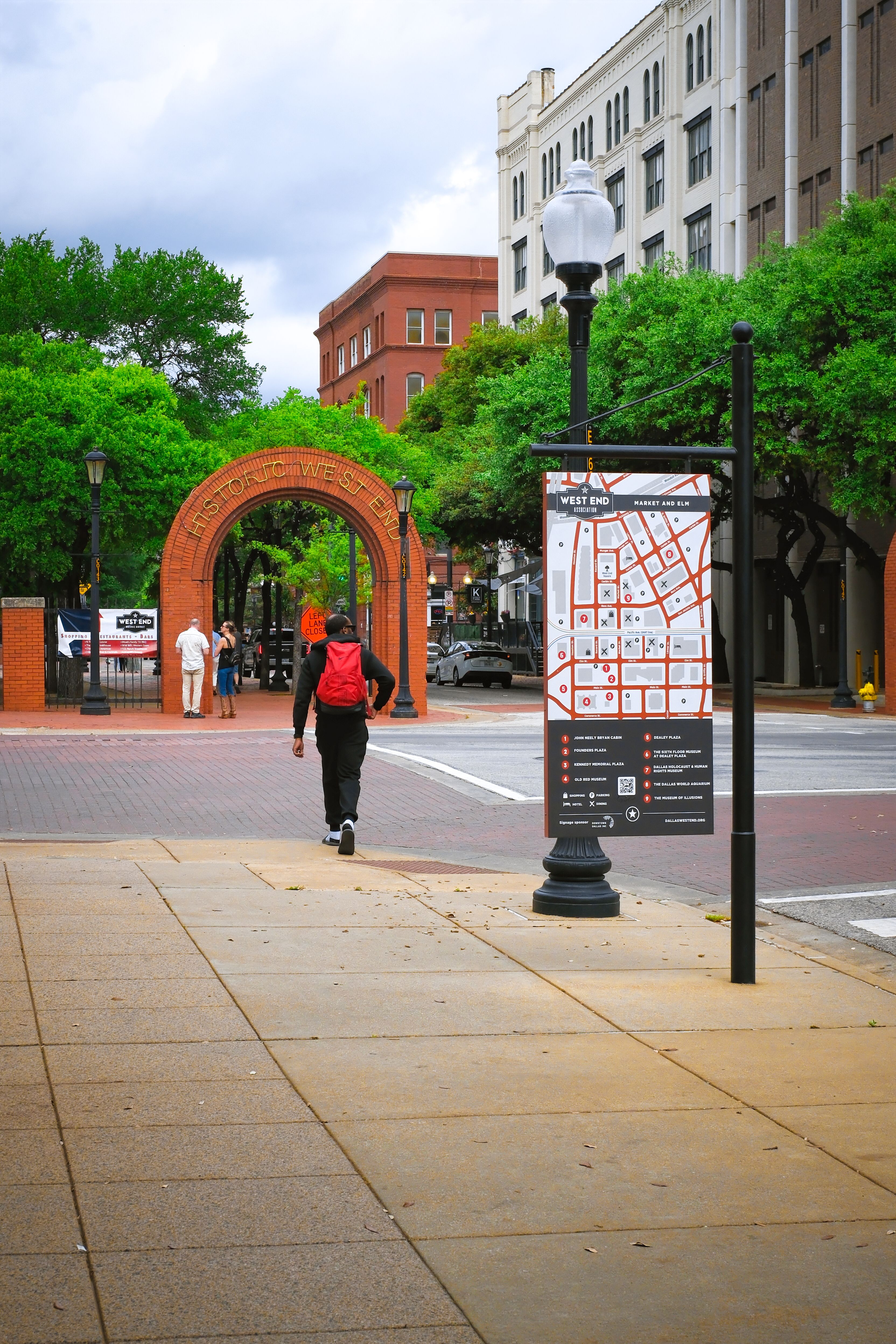 The historic West End gives visitors a chance to experience downtown Dallas between game-day events.