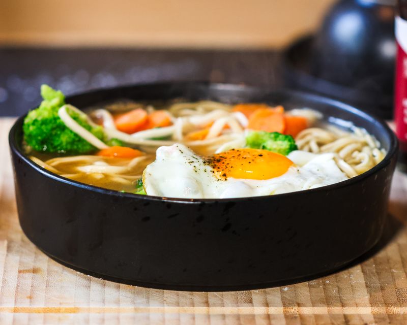 mixed fried rice with vegetables and egg
