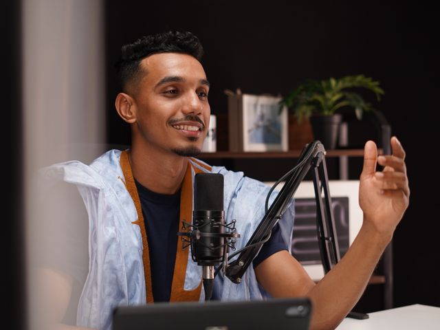 Recording a guest interview