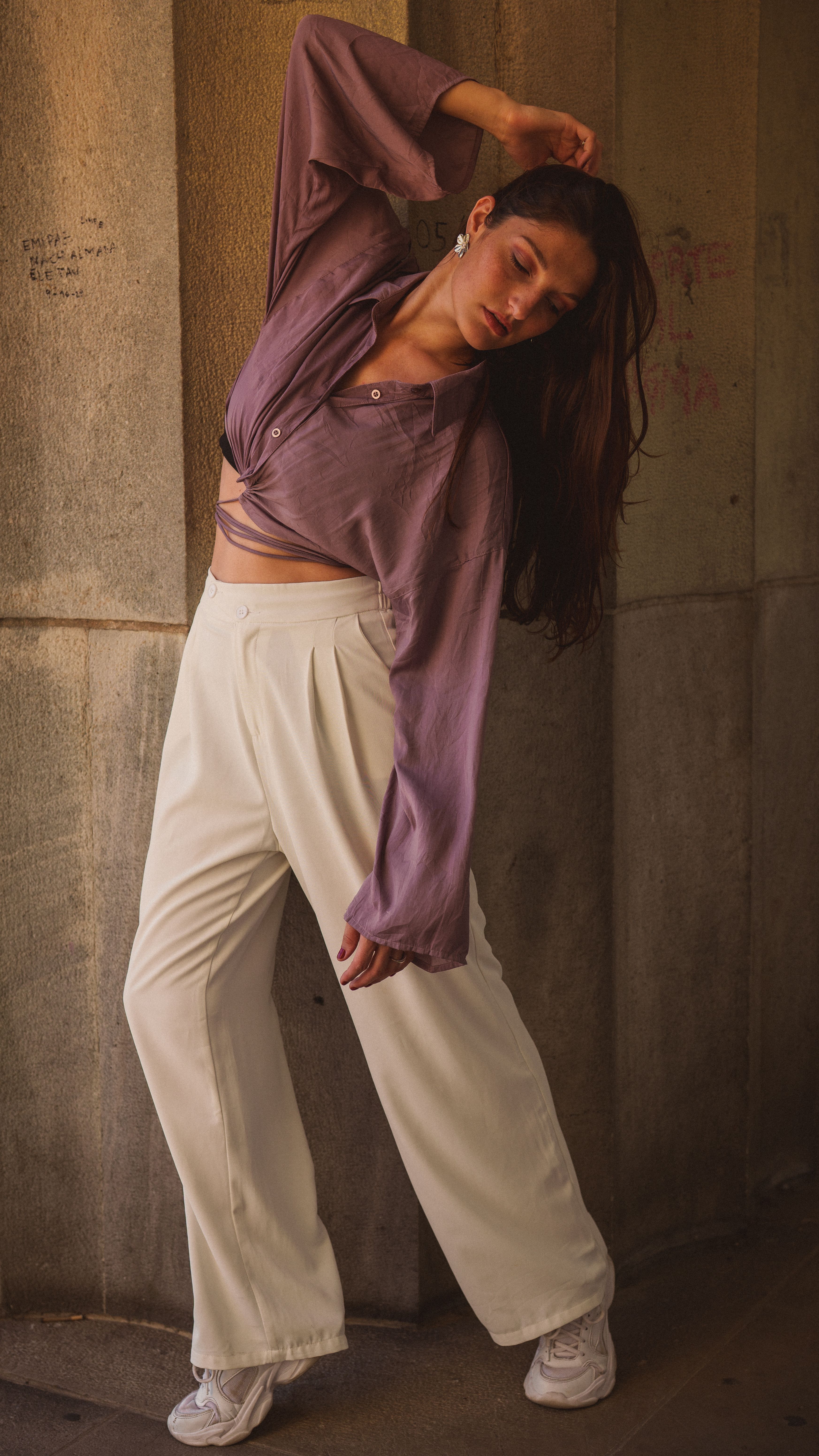 Calça Wide Leg