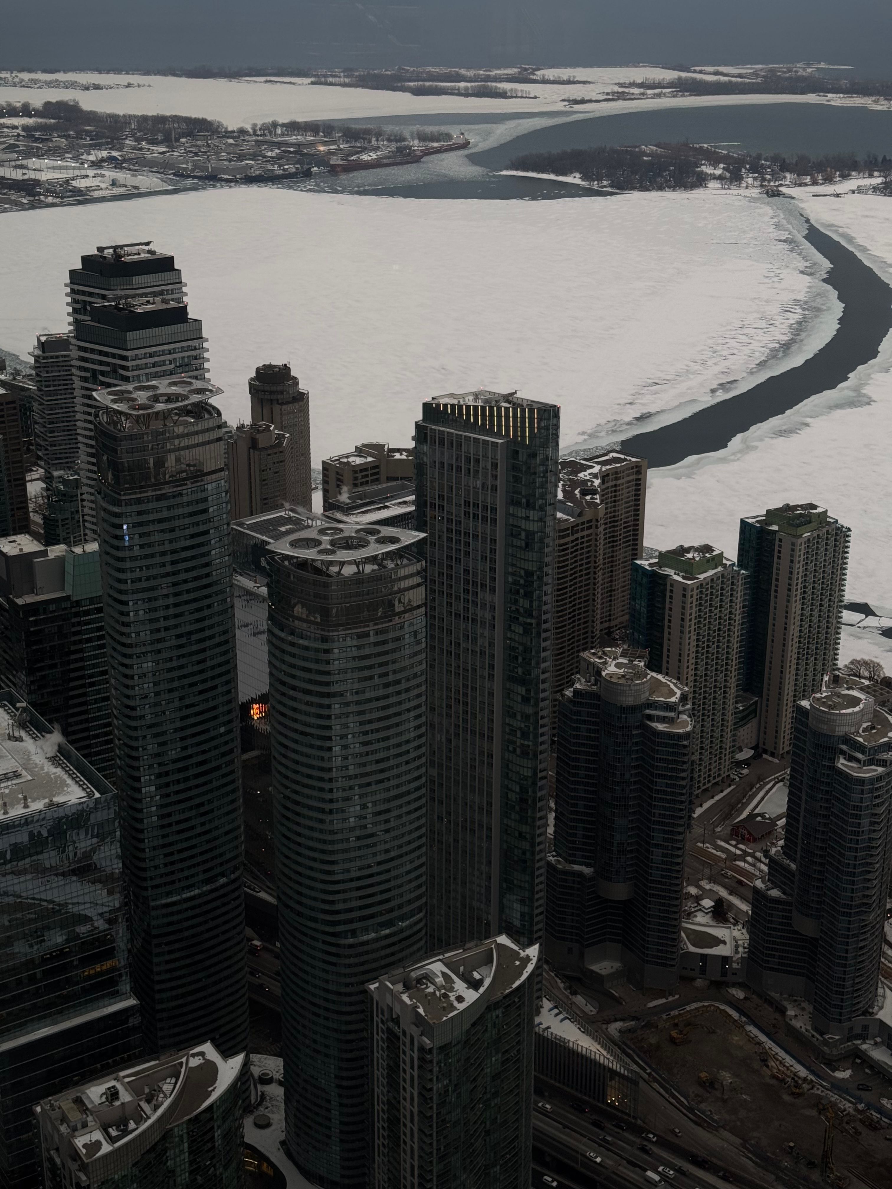 Downtown Toronto Skyscraper Overlooking Lake Ontario · Free Stock Photo