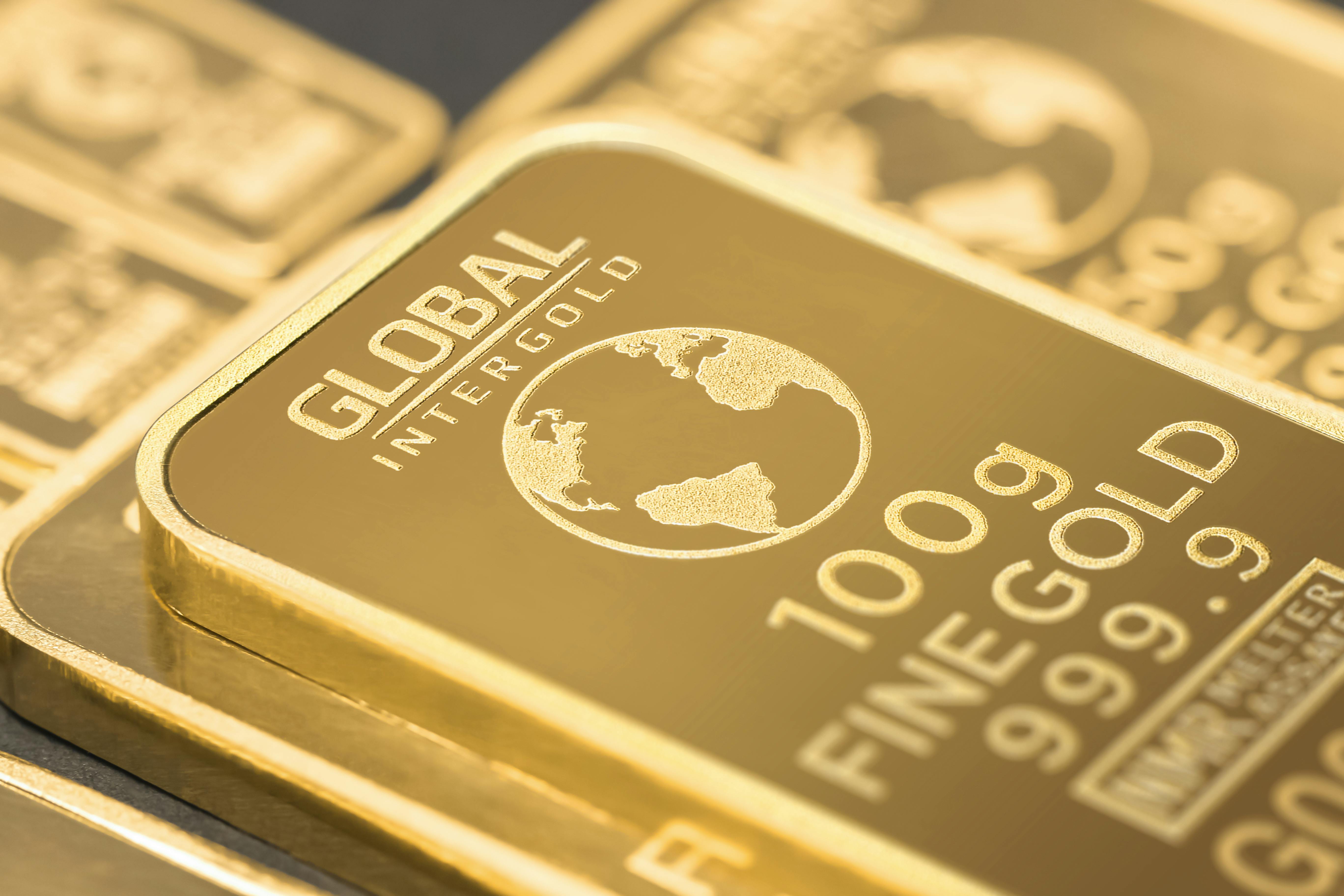 Free stock photo of business, global intergold, gold bars