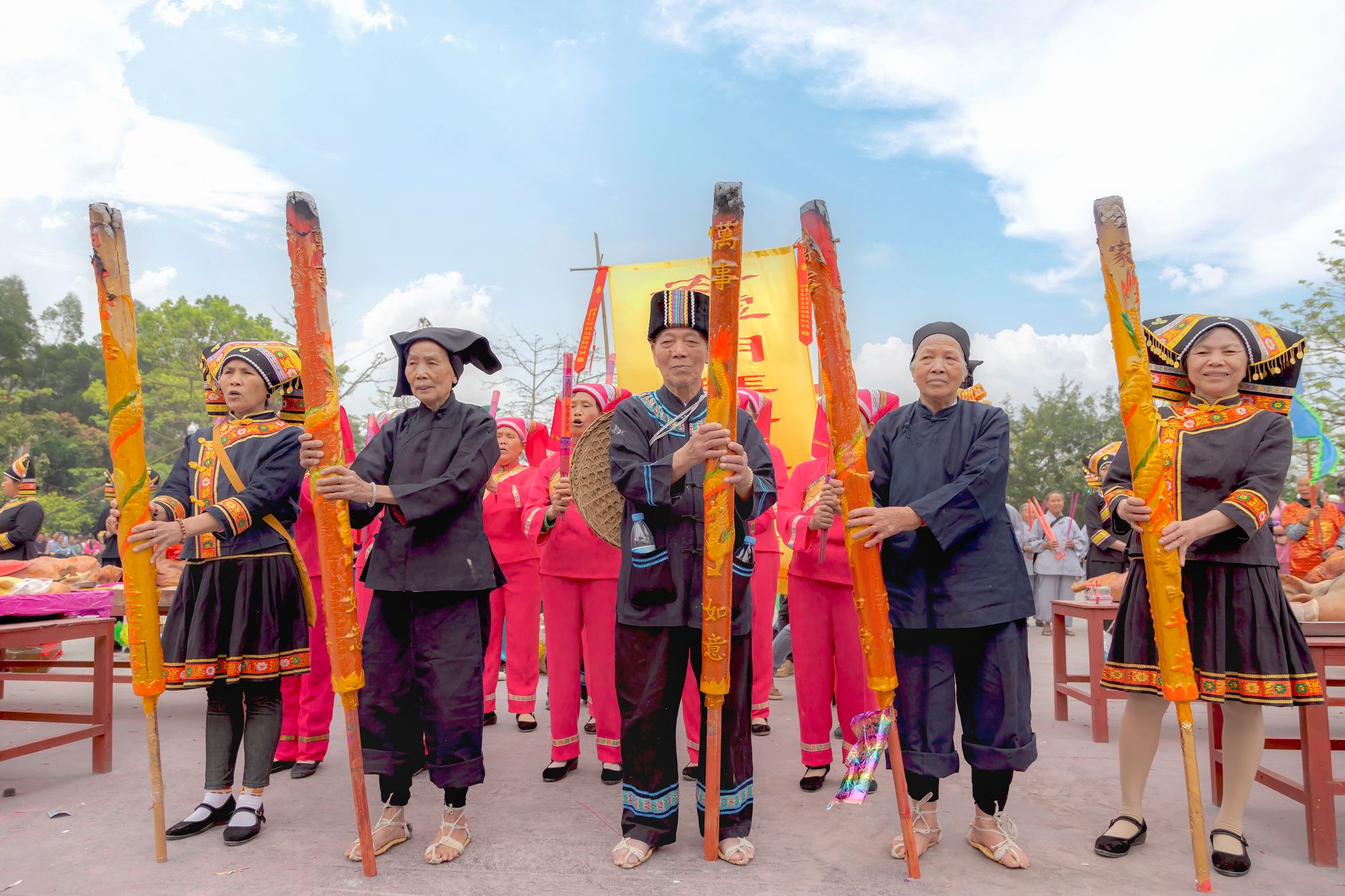 China 56 ethnic groups traditional culture festival — Photo by Man Fong Wong