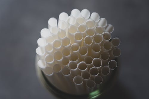Photo of White Drinking Straws