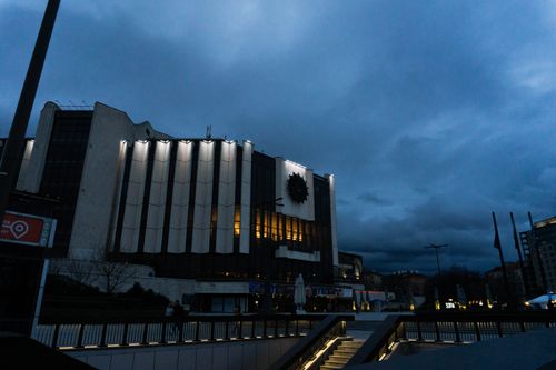 Free stock photo of cloudy, national culture museum, night Stock Photo