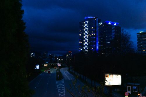 Free stock photo of blue, bridge, cars Stock Photo