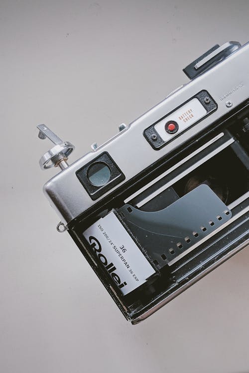 Close-Up Photo Of Analogue Camera