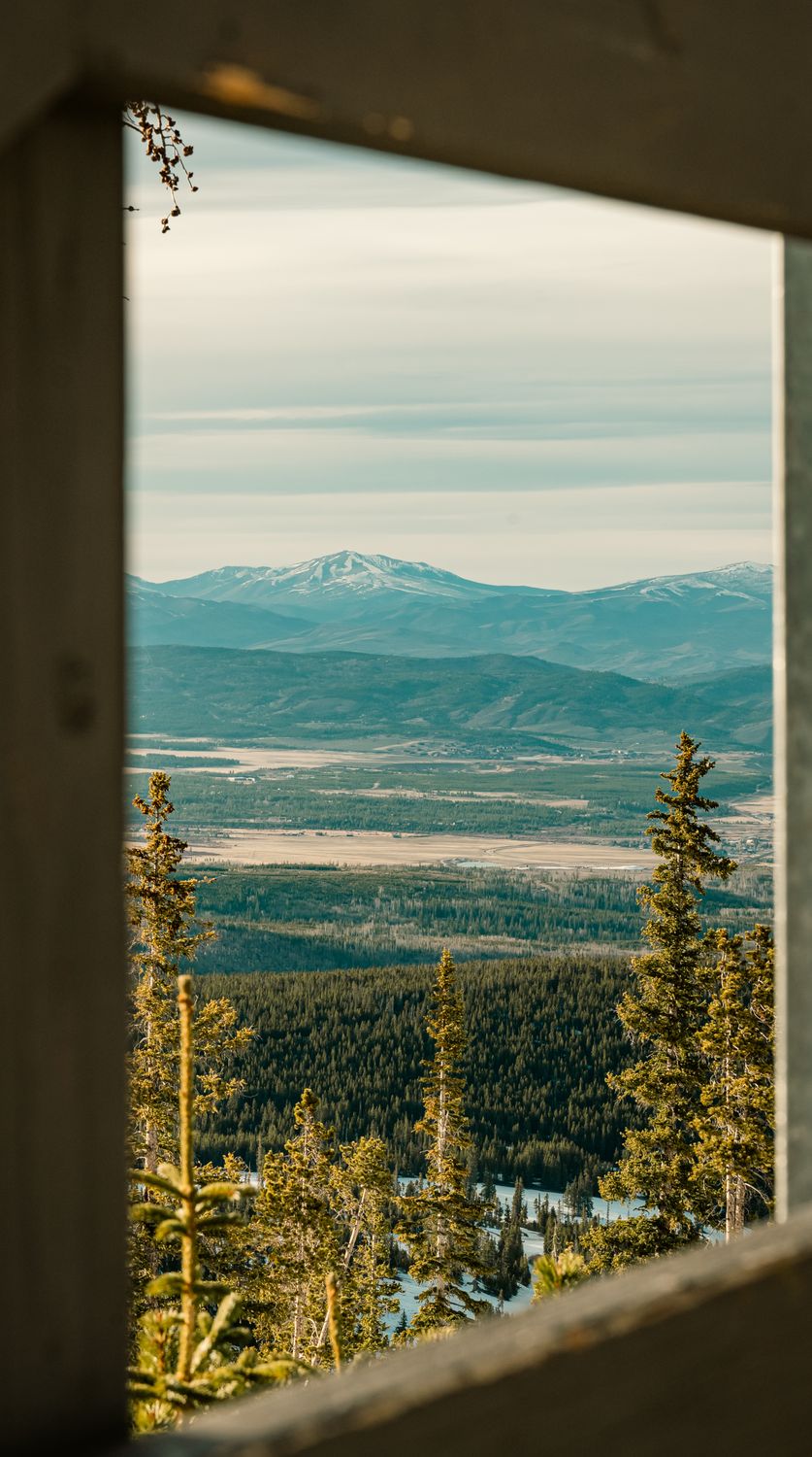 Window Frame Sceneic Picture Scenic Mountain View Framed by Window · Free Stock Photo