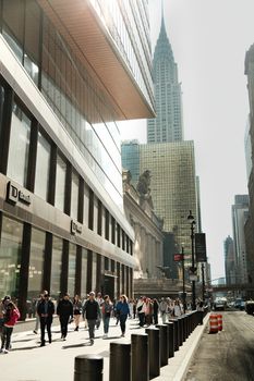 Faszinierendes Chrysler Building Skyline New York in New York – Architektur Hintergrundbild