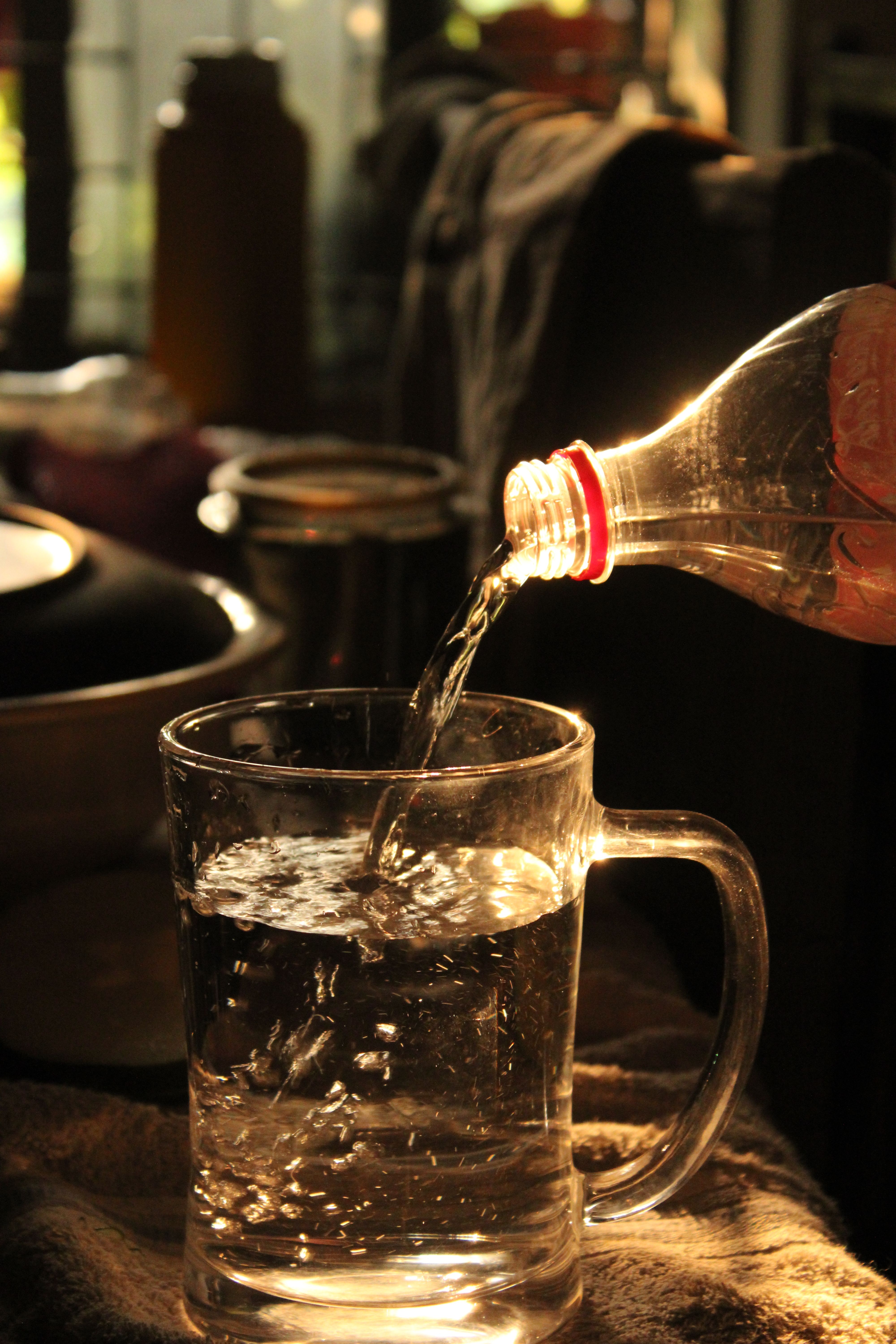 Drinking fennel and jeera water daily in glasses for health benefits.