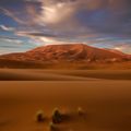 Sand dunes at dusk, photo by Moussa Idrissi on Pexels