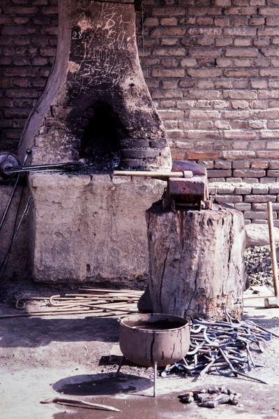 Open hearth and tool rack — photo by pierre matile on Pexels