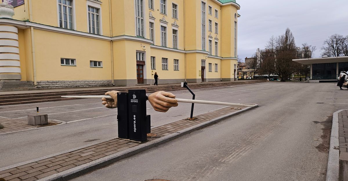 Estonian parliament building Toompea