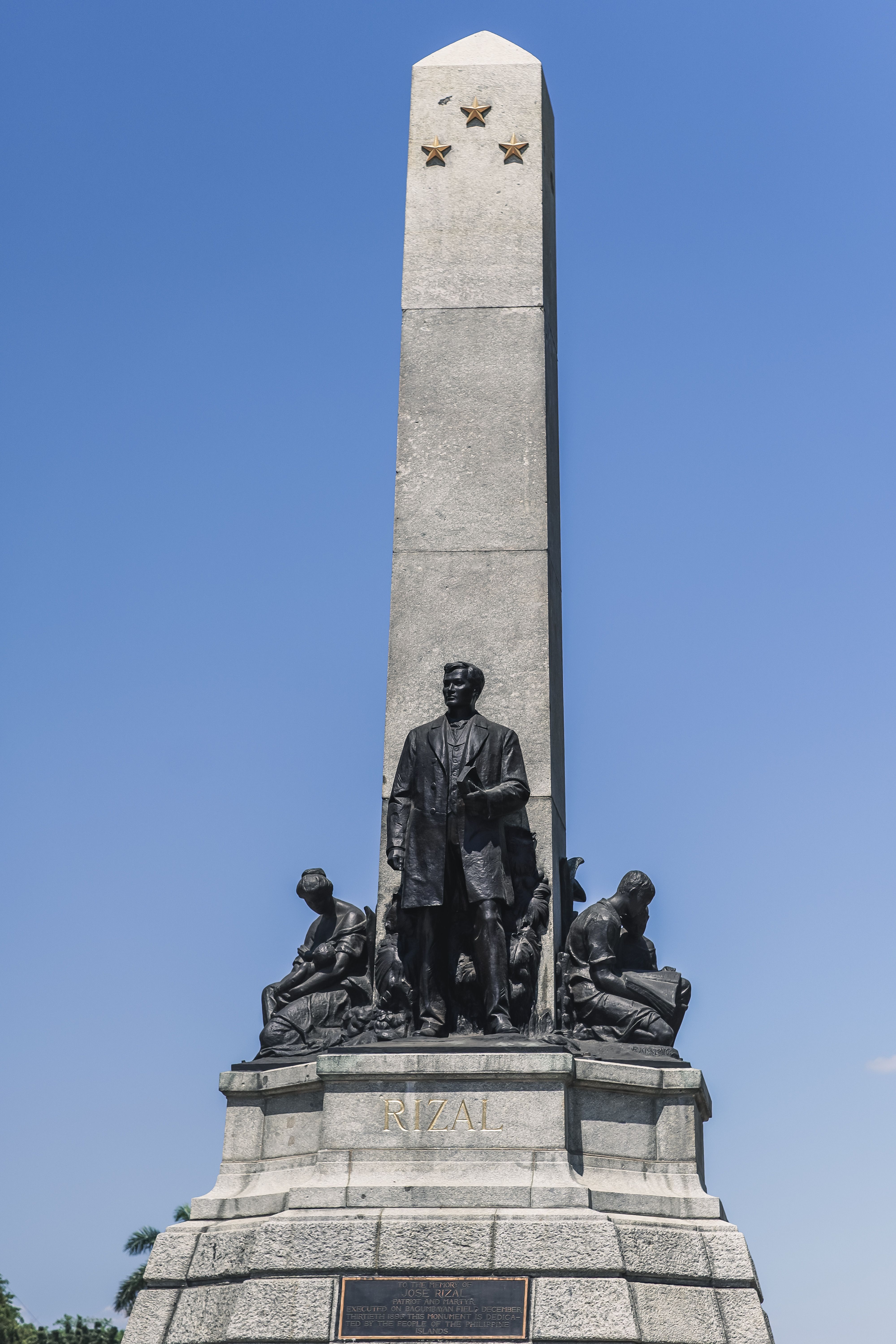 Monumento Emblemático A Rizal En Manila, Filipinas. · Foto de stock ...