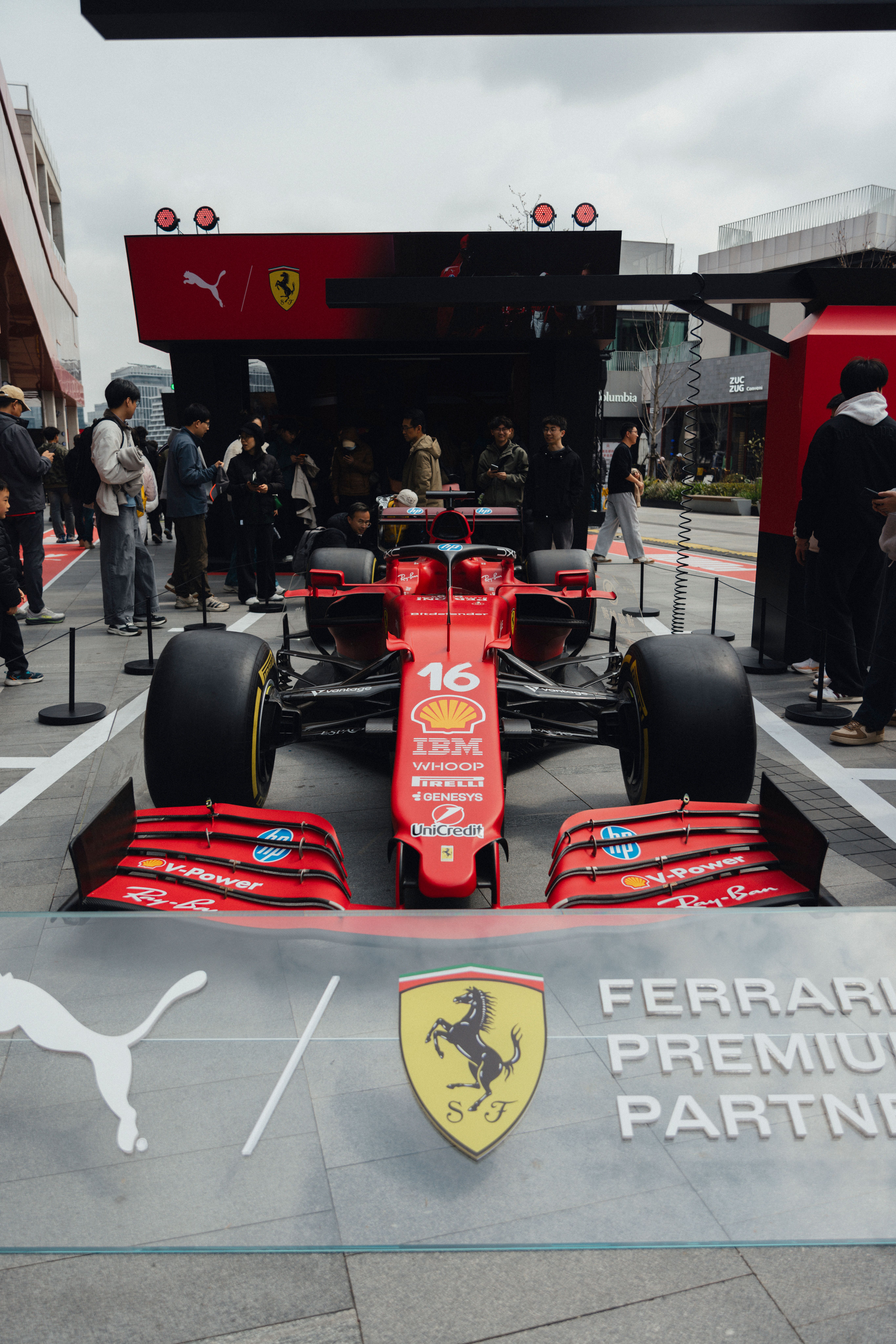 Ferrari Formula 1 Car Display at Event · Free Stock Photo
