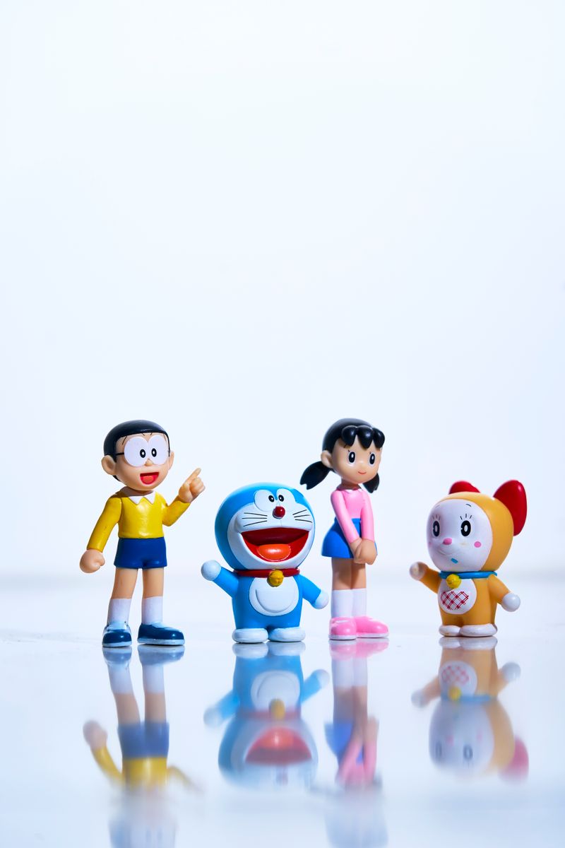 Colorful cartoon character figurines display showcasing art toy aesthetics and designer toy creative process