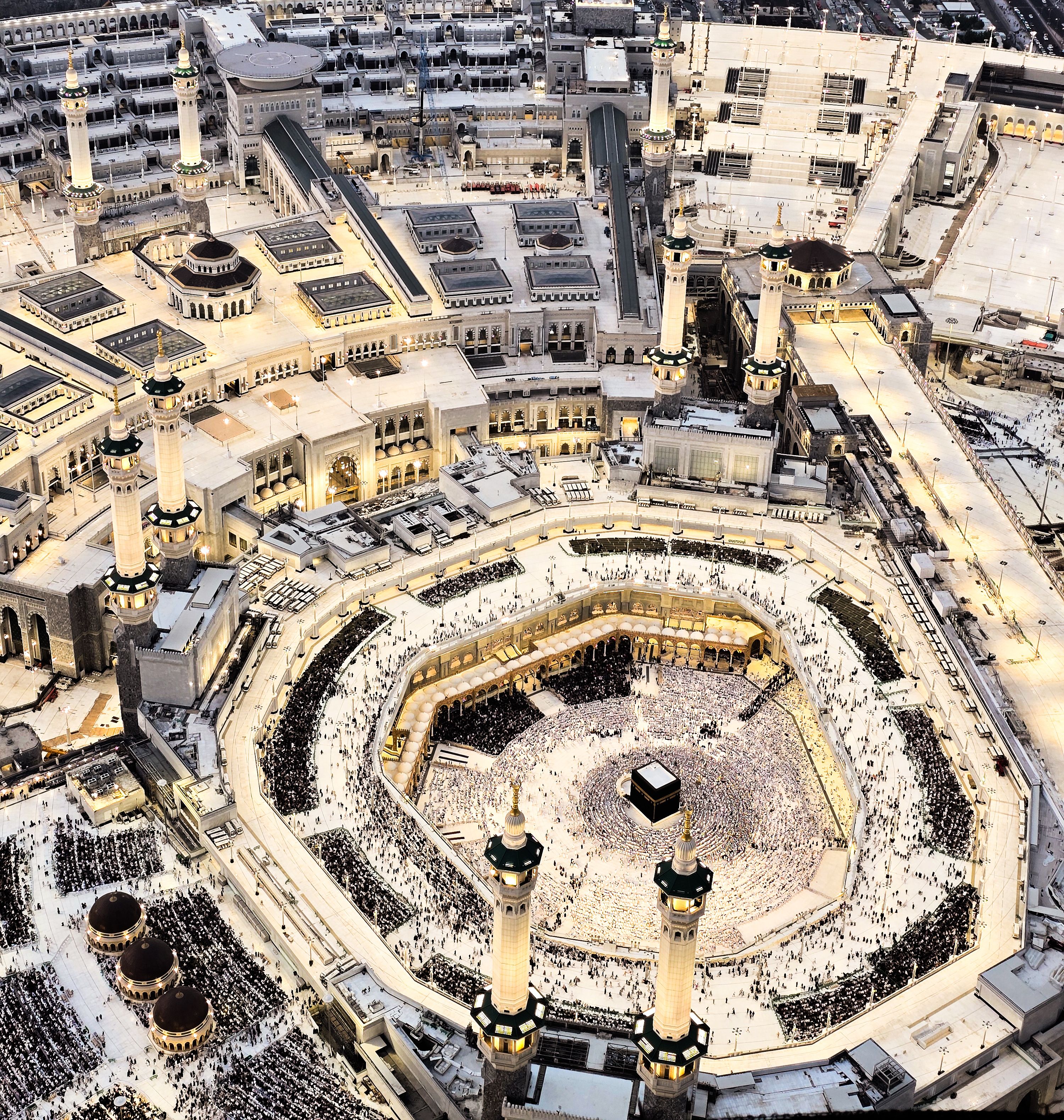 Aerial View of Masjid al-Haram in Mecca · Free Stock Photo