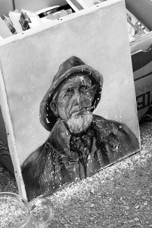 Black and white portrait, photo by Miriam Fischer on Pexels