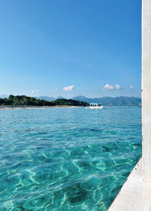 Gili Air crystal clear water