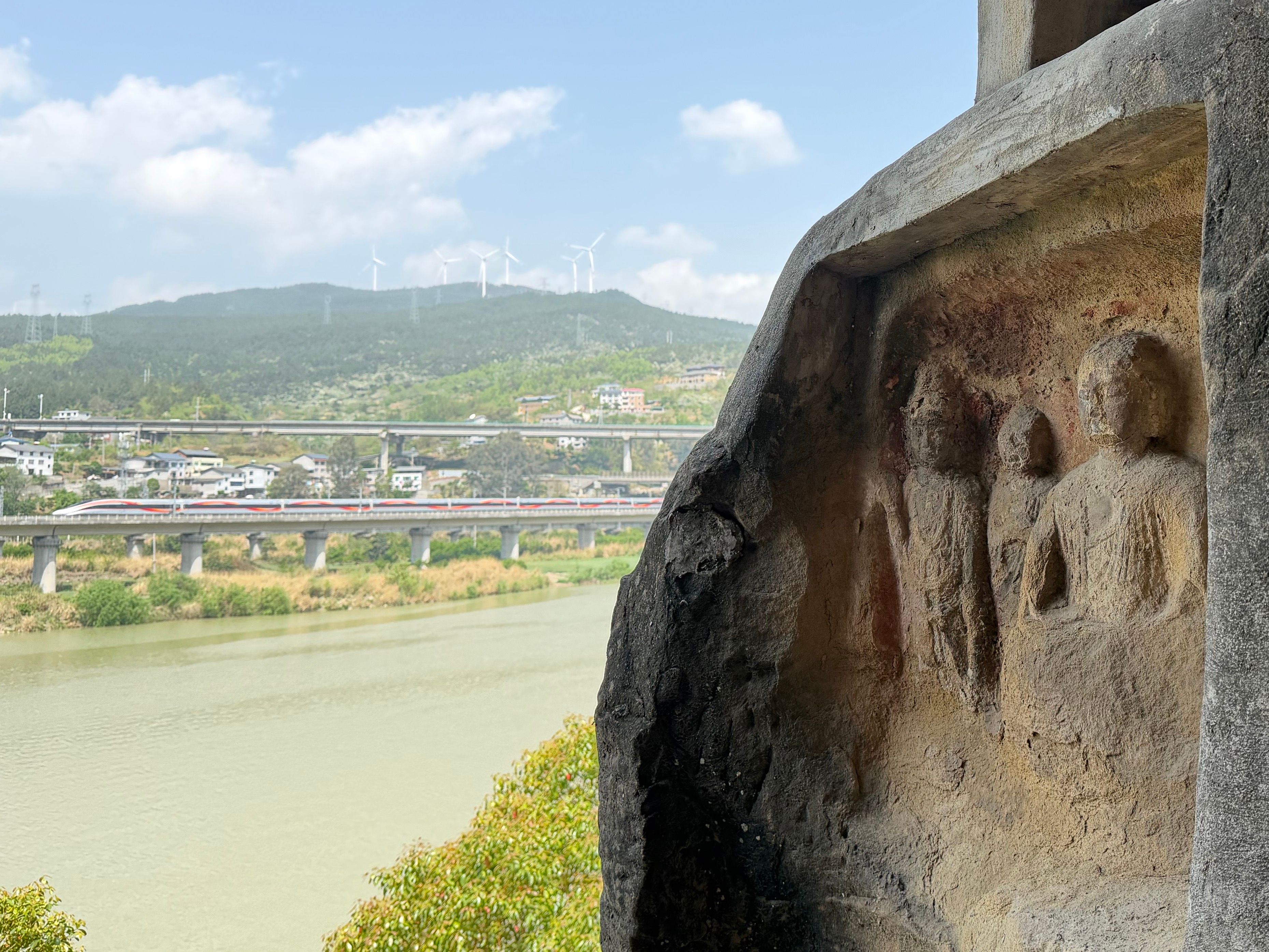 Xiongnu rock paintings Yuan Shangdu historical sites — Photo by Eric Cai
