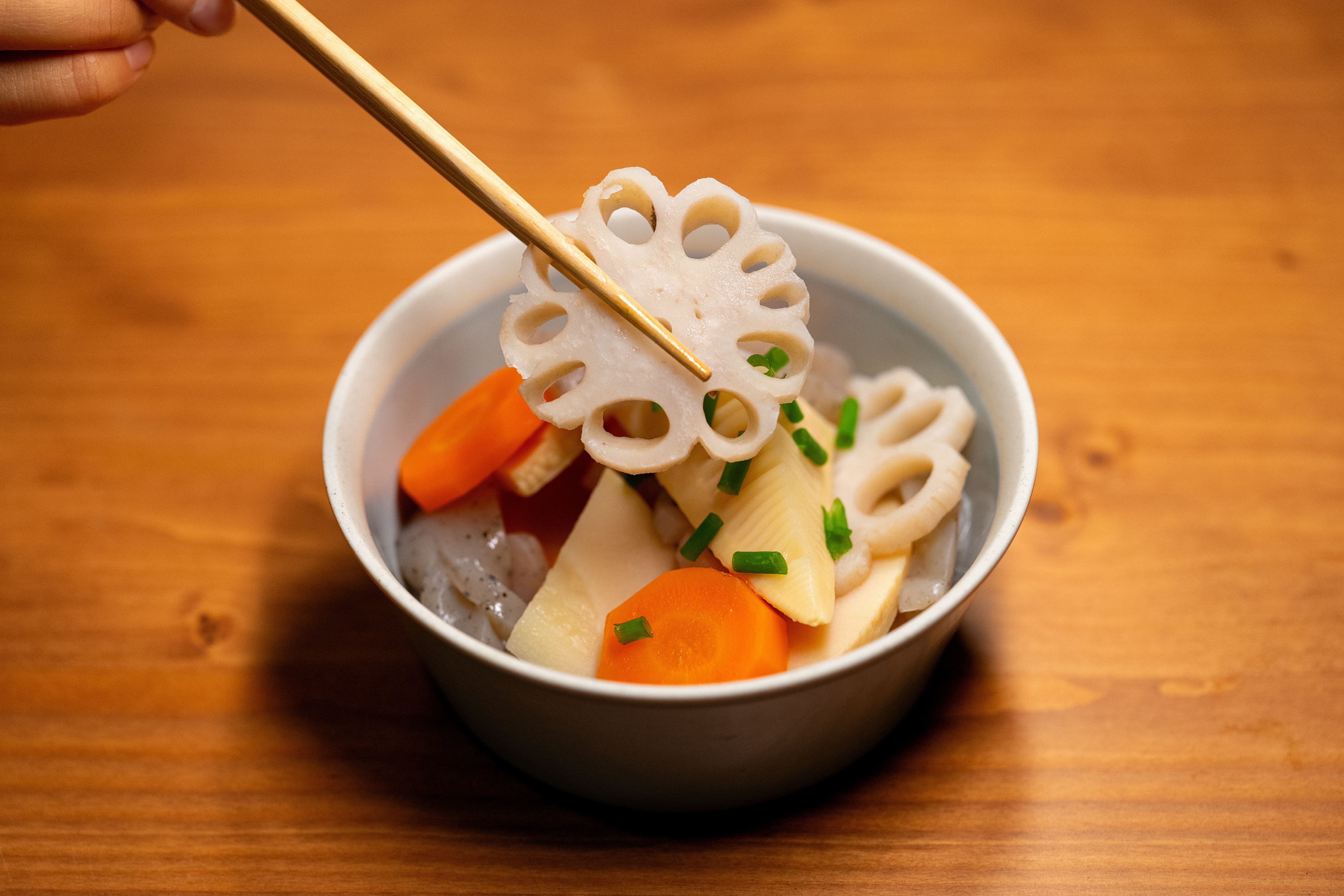 Grilled Sesame Tofu in Dashi Broth