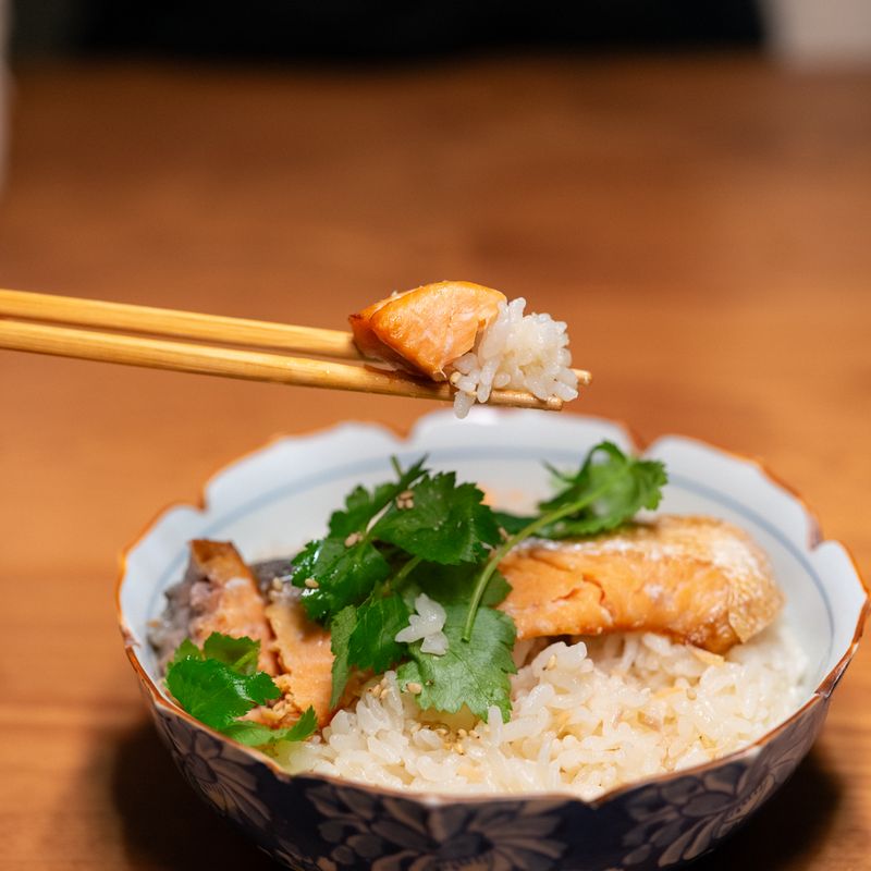 Quick Garlic Cilantro White Rice