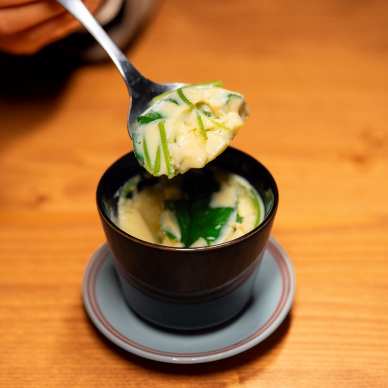 Japanese Sake and Scallop Chowder with Burdock Root