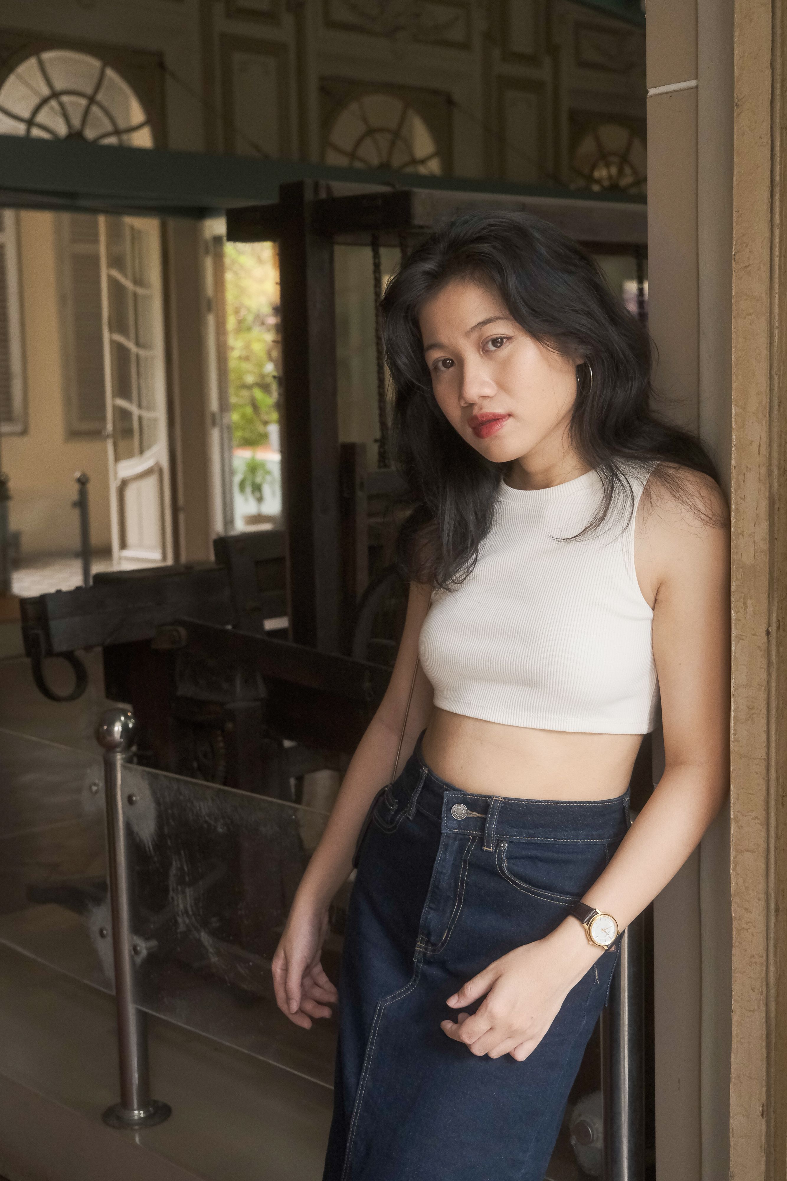 Saia Jeans Longa