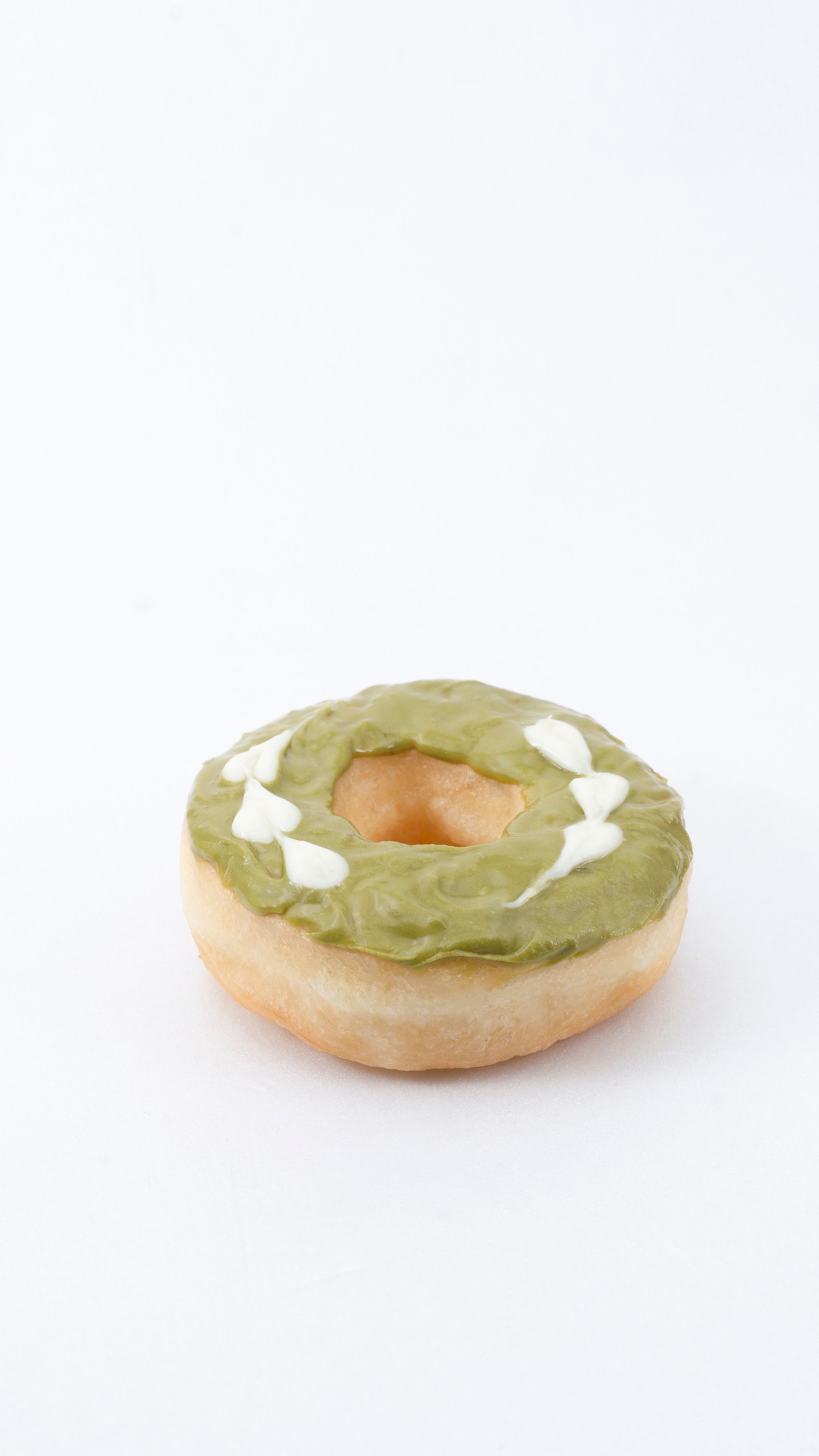 Green Tea Glazed Donut