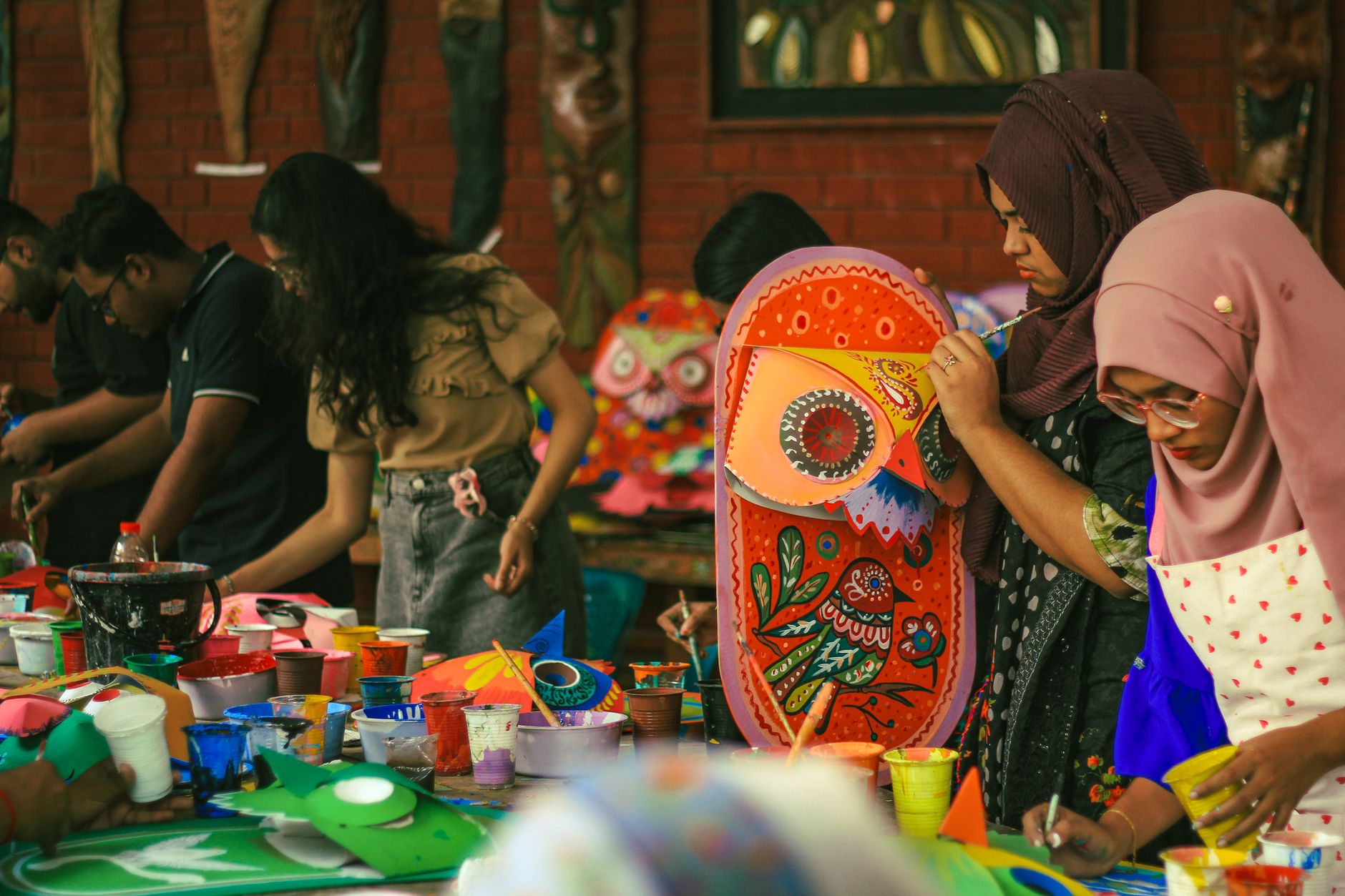 Atelier La fresque du plastique